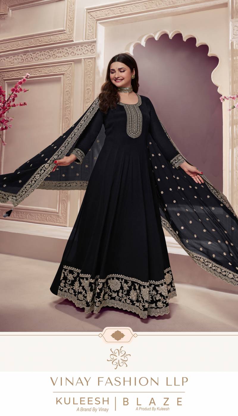 Vinay Kuleesh Blaze Chinon Designer Salwar Kameez Collection