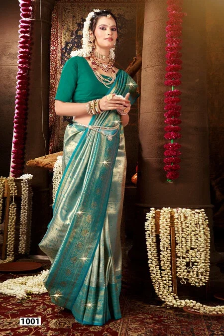 Saroj Kanha Silk Saroski Vol 2 Fancy Kanjivaram Silk Saree Collection