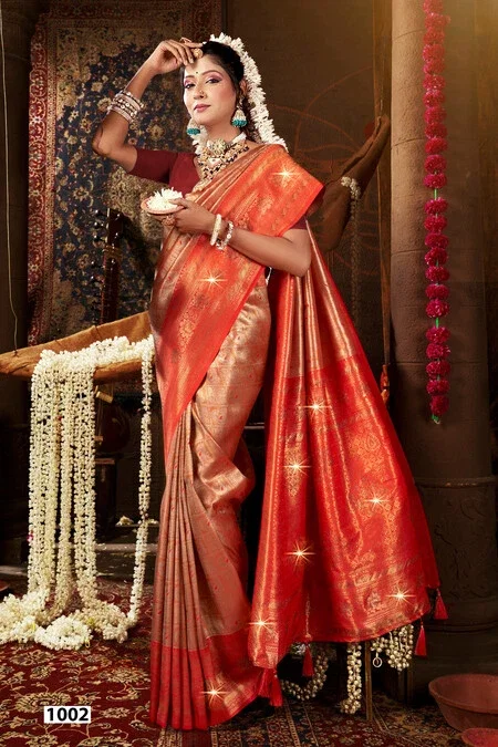 Saroj Kanha Silk Saroski Vol 2 Fancy Kanjivaram Silk Saree Collection