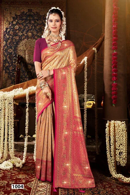 Saroj Kanha Silk Saroski Vol 2 Fancy Kanjivaram Silk Saree Collection