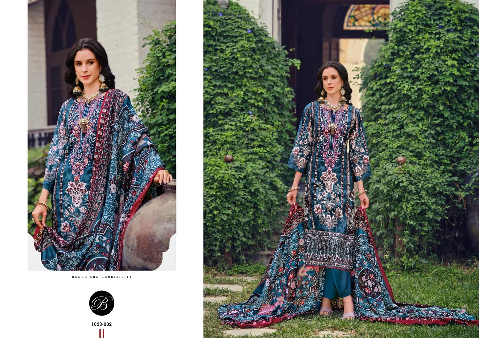 Belliza Riwayat Vol 10 Digital Printed Dress Material Collection