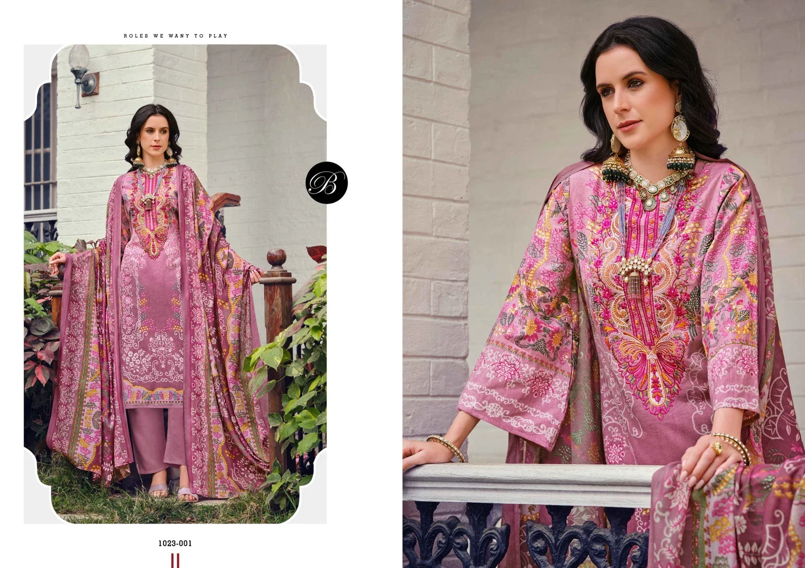 Belliza Riwayat Vol 10 Digital Printed Dress Material Collection