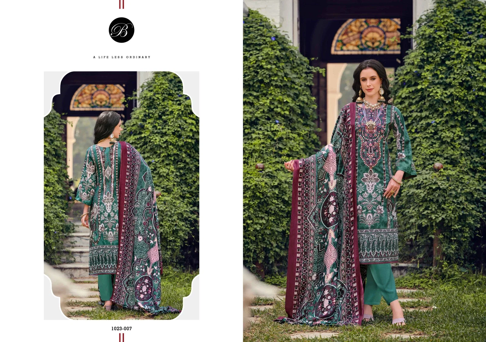 Belliza Riwayat Vol 10 Digital Printed Dress Material Collection