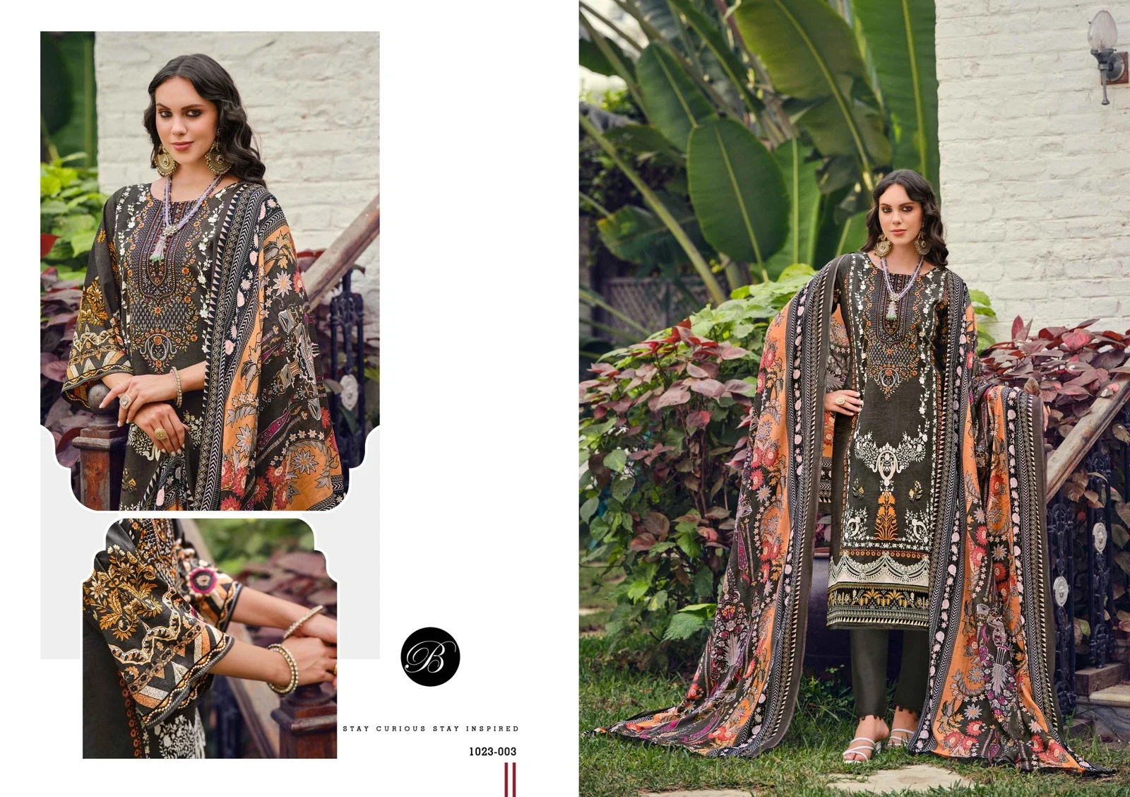 Belliza Riwayat Vol 10 Digital Printed Dress Material Collection