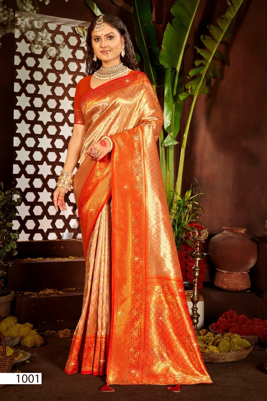 Saroj Kanha Silk Saroski Vol 1 Beautiful Kanjivaram Silk Saree Collection
