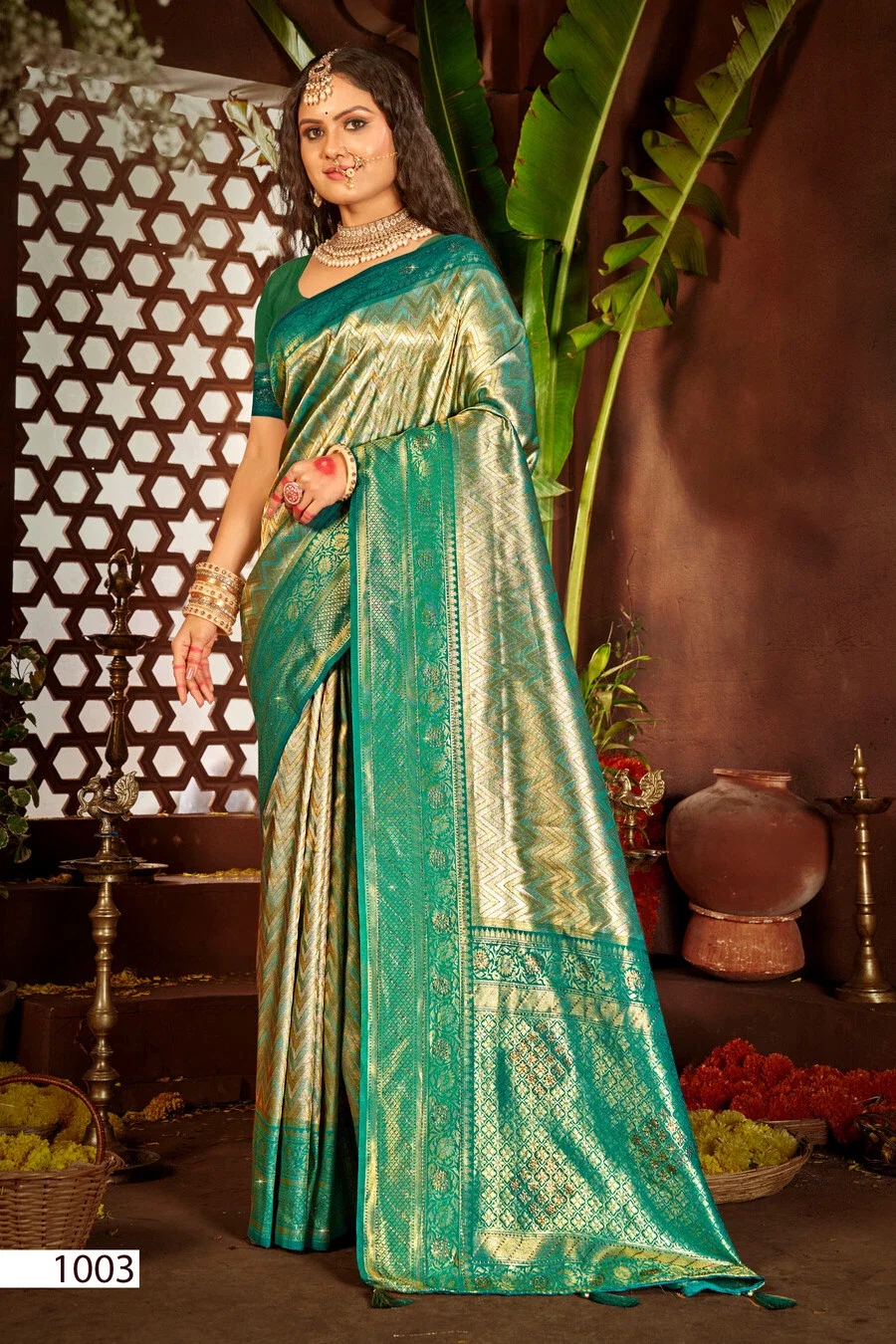 Saroj Kanha Silk Saroski Vol 1 Beautiful Kanjivaram Silk Saree Collection