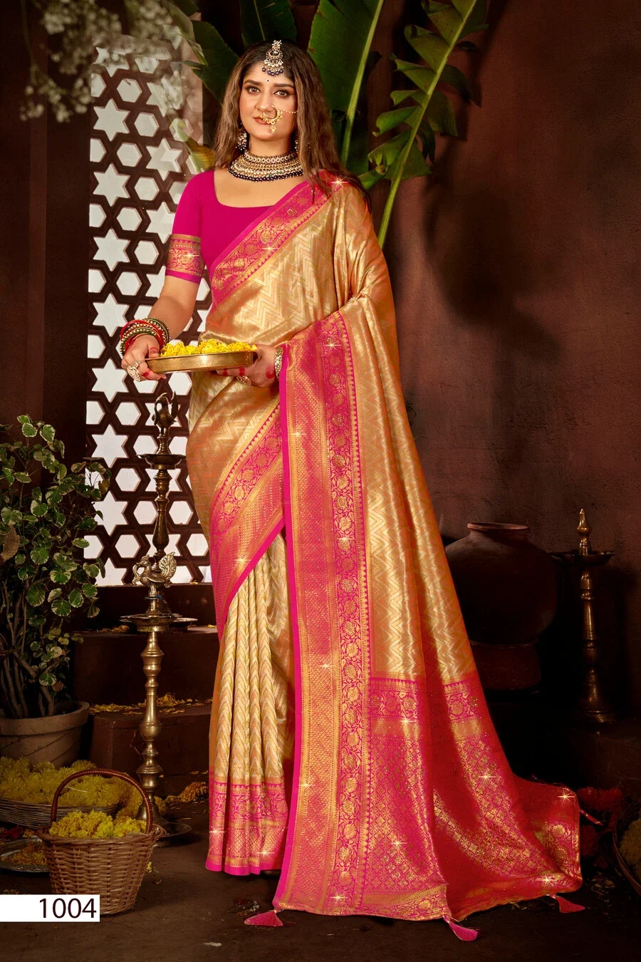 Saroj Kanha Silk Saroski Vol 1 Beautiful Kanjivaram Silk Saree Collection
