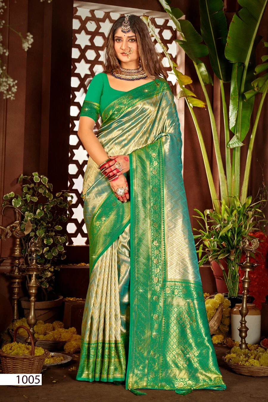 Saroj Kanha Silk Saroski Vol 1 Beautiful Kanjivaram Silk Saree Collection