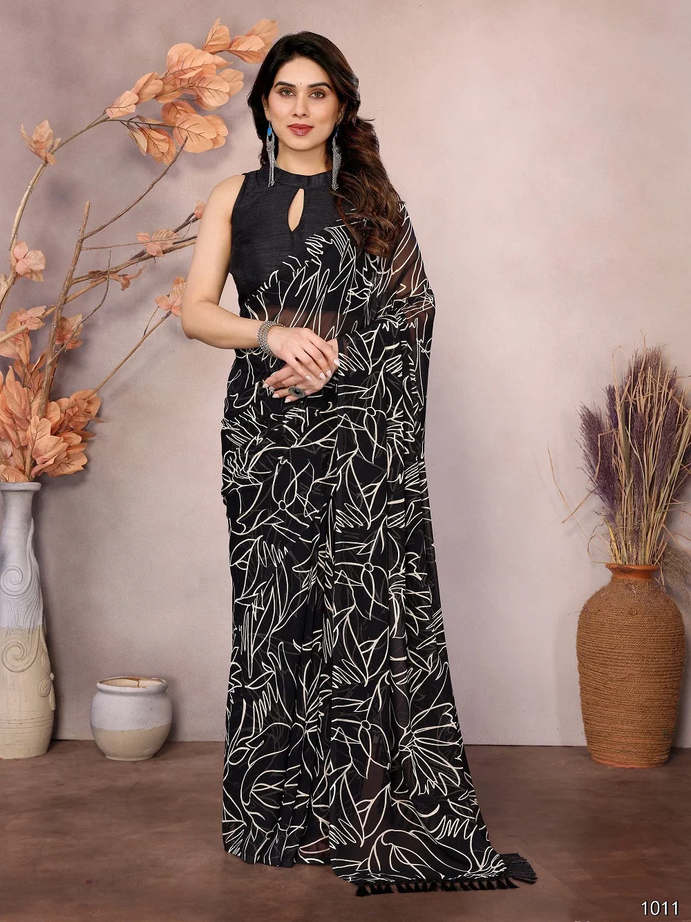 Durga Vol 1 Georgette Printed Fancy Saree Collection