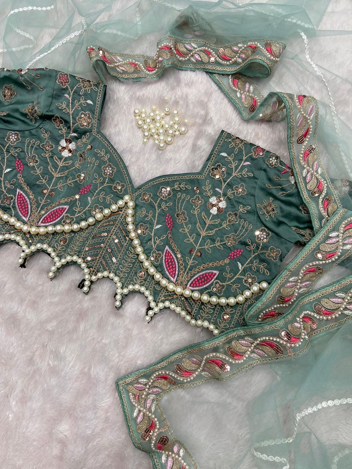 Vt 680 Wedding Wear Embroidered Net Saree Collection