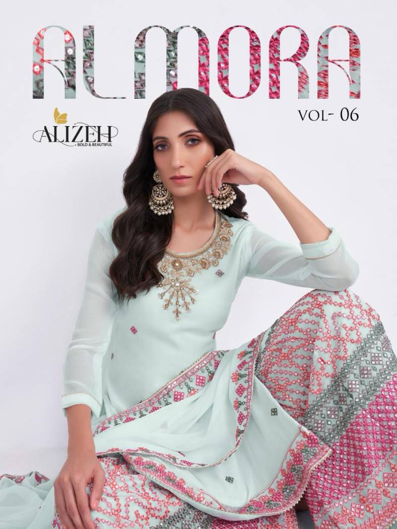 Alizeh Almora Vol 6 Georgette Designer Salwar Kameez Collection