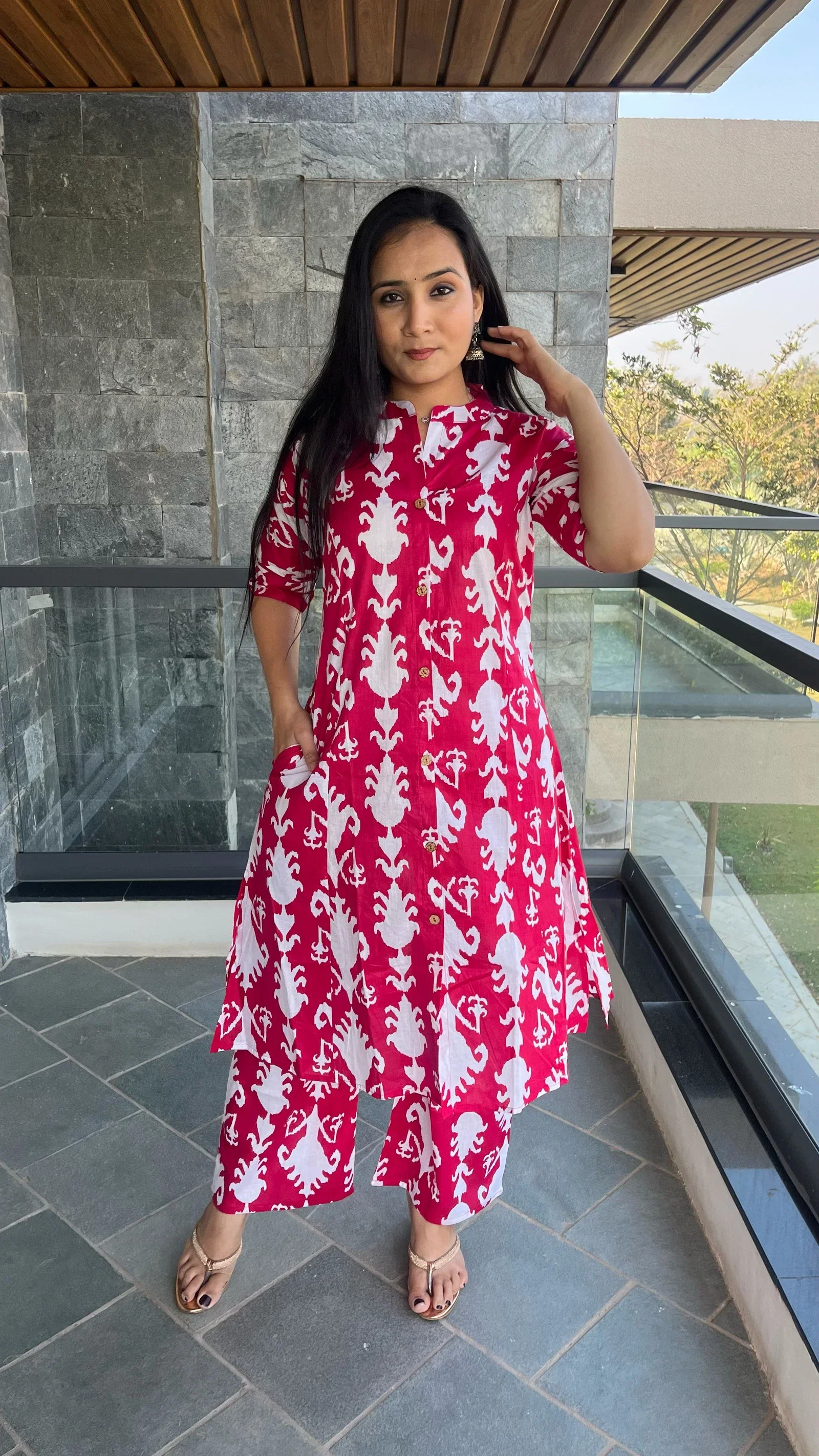 Au Co Ord Set 1 Cotton Printed Co Ord Set Collection