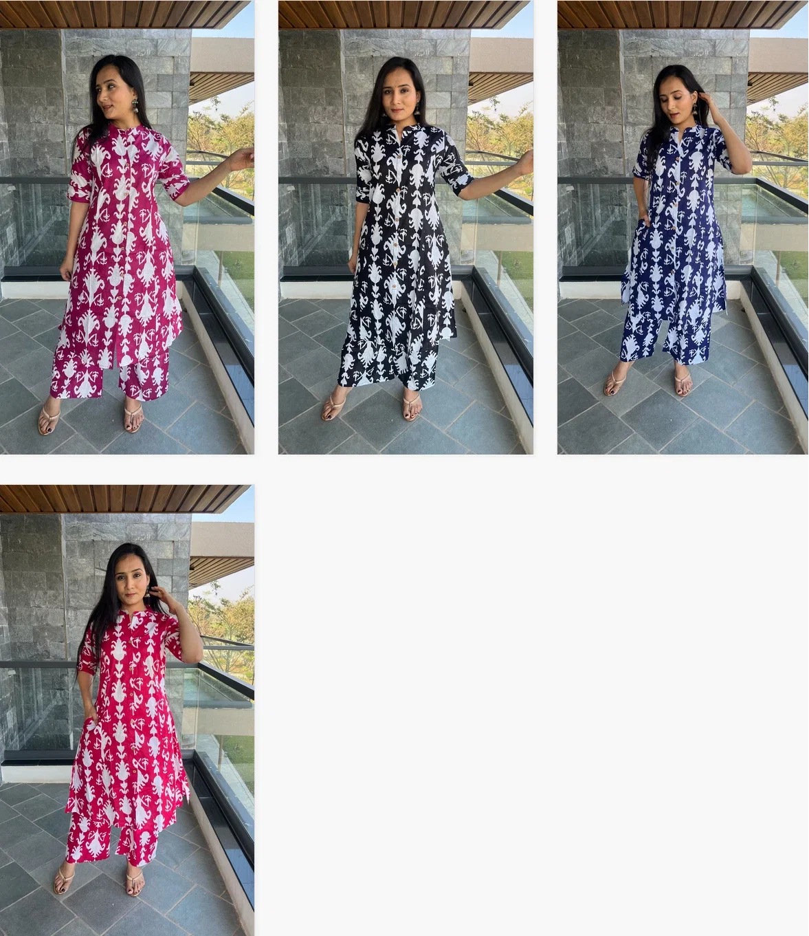 Au Co Ord Set 1 Cotton Printed Co Ord Set Collection