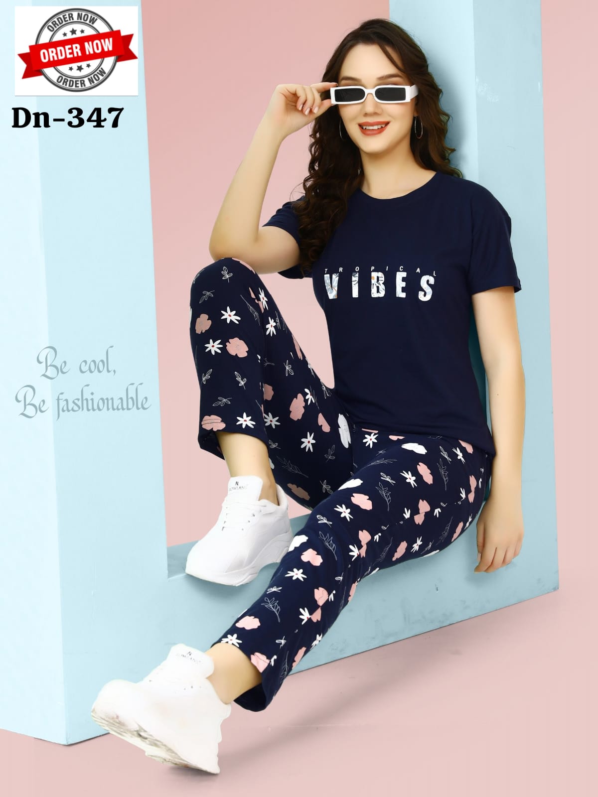 Summer Special Vol Dn 347 Printed Hosiery Cotton Night Suits Collection