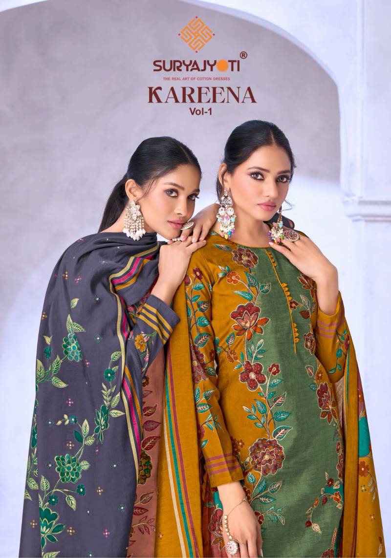 Suryajyoti Kareena Vol 01 Modal Printed Dress Material Collection