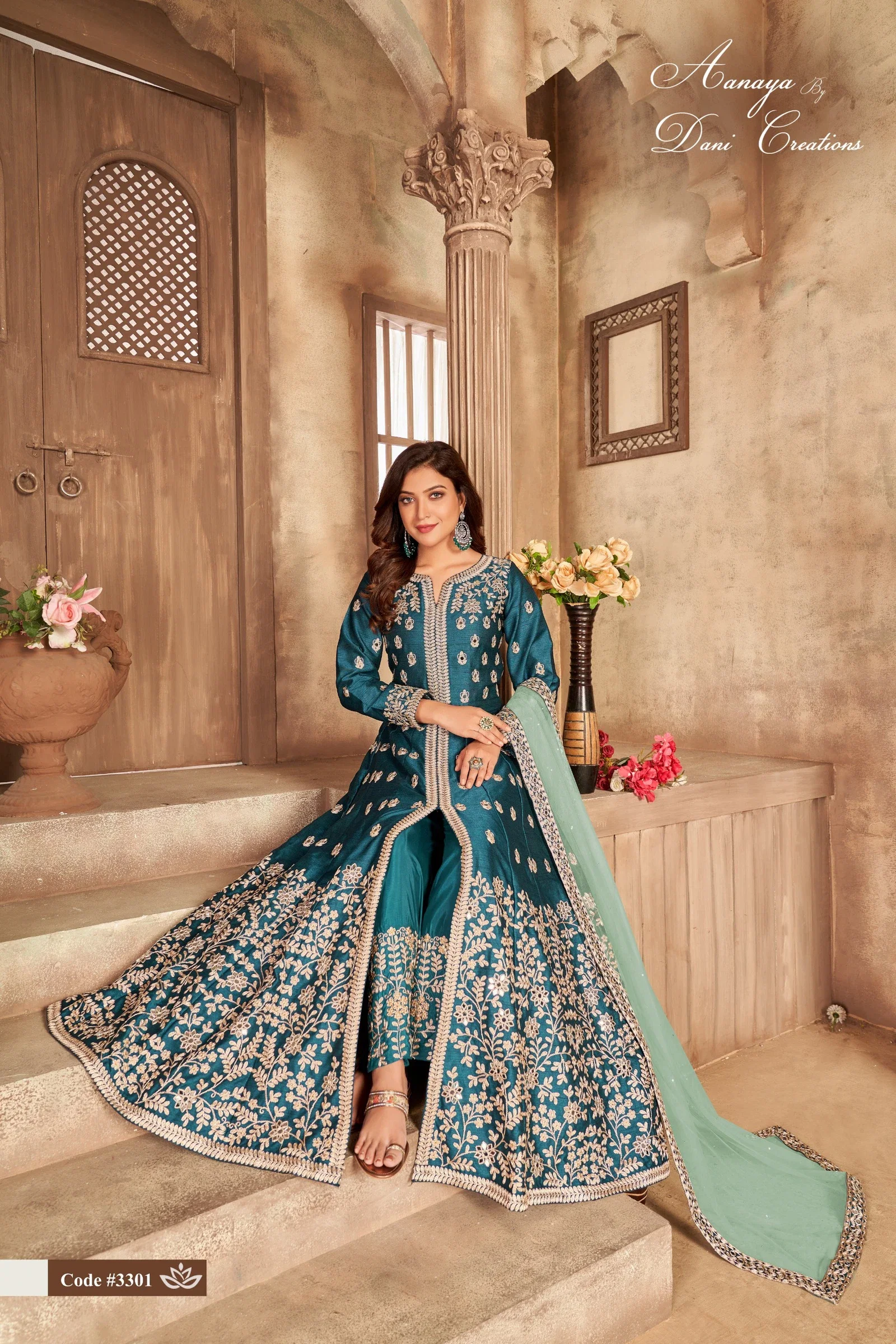 Aanaya Vol 133 Art Silk Designer Salwar Kameez Collection