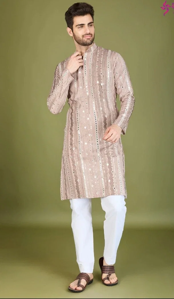 Shubhvastra Modern Ethnics 3 Viscose Rayon Mens Kurta Collection