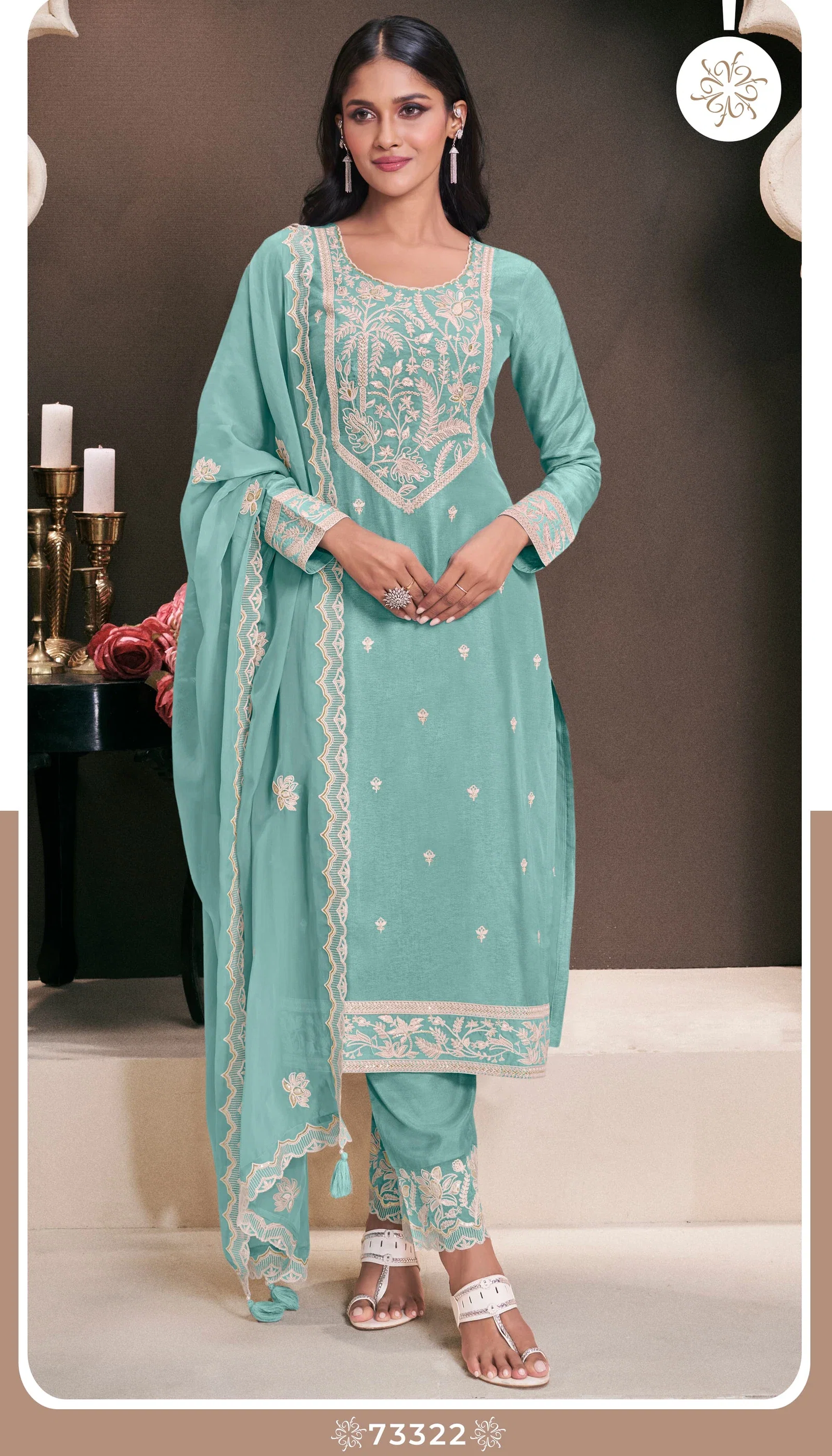 Vinay Kuleesh Indri Embroidered Designer Salwar Kameez Collection