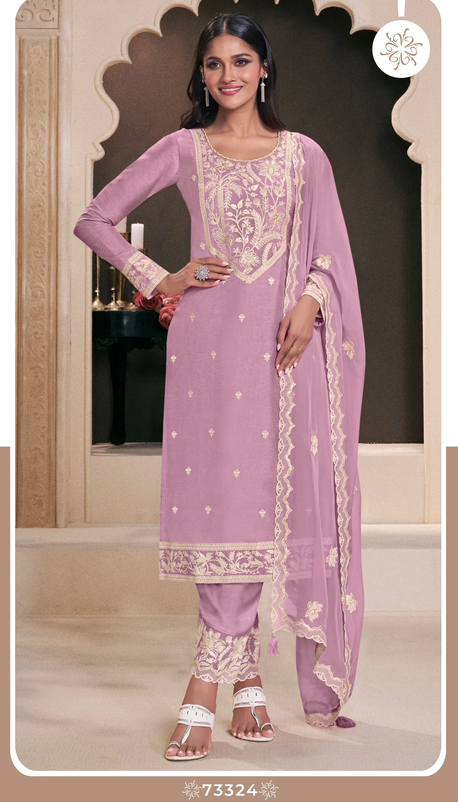 Vinay Kuleesh Indri Embroidered Designer Salwar Kameez Collection