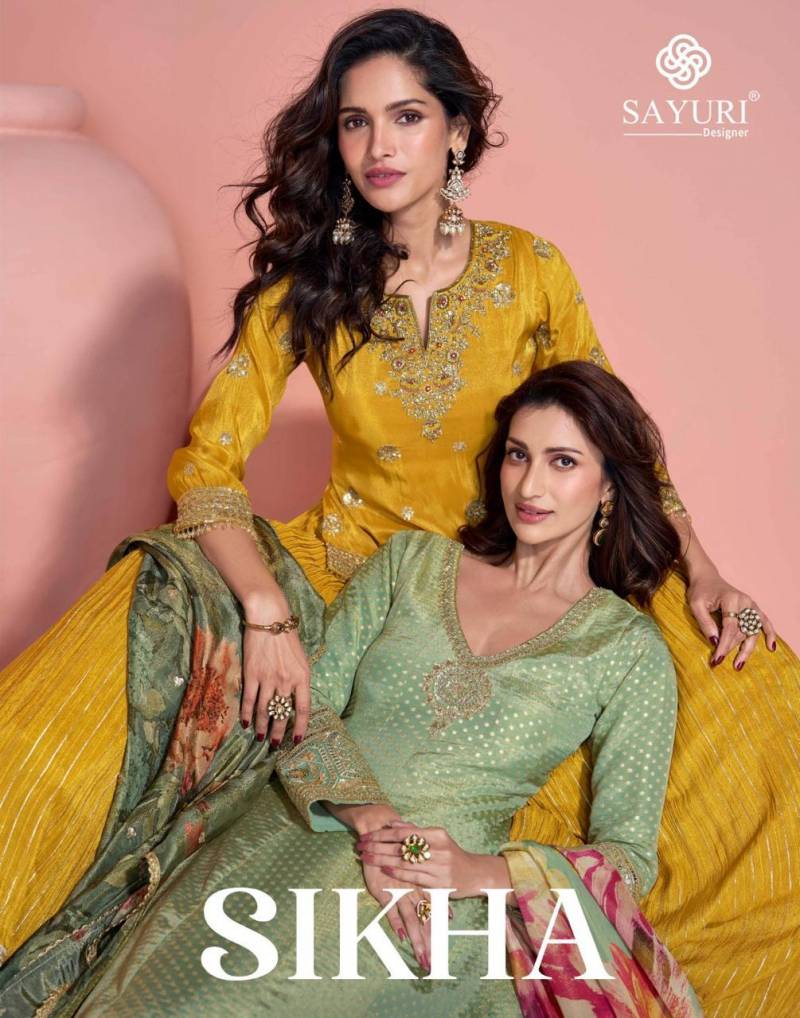 Sayuri Sikha Embroidered Designer Gown With Dupatta Collection