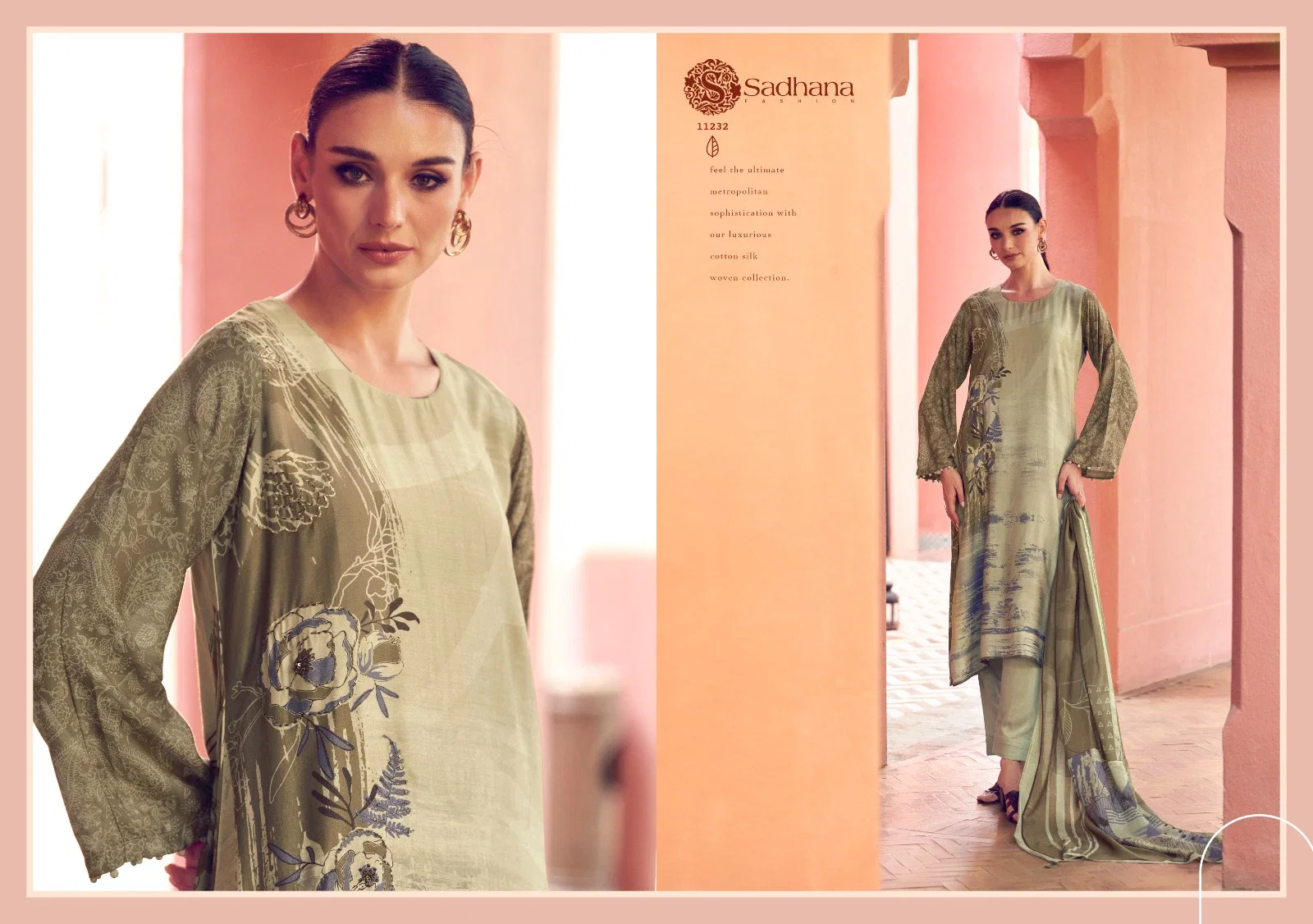 Sadhana Liyanaa Maslin Silk Digital Printed Dress Material Collection