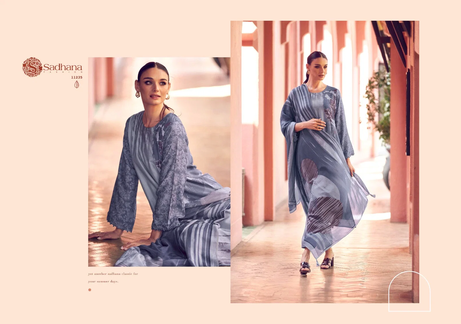 Sadhana Liyanaa Maslin Silk Digital Printed Dress Material Collection