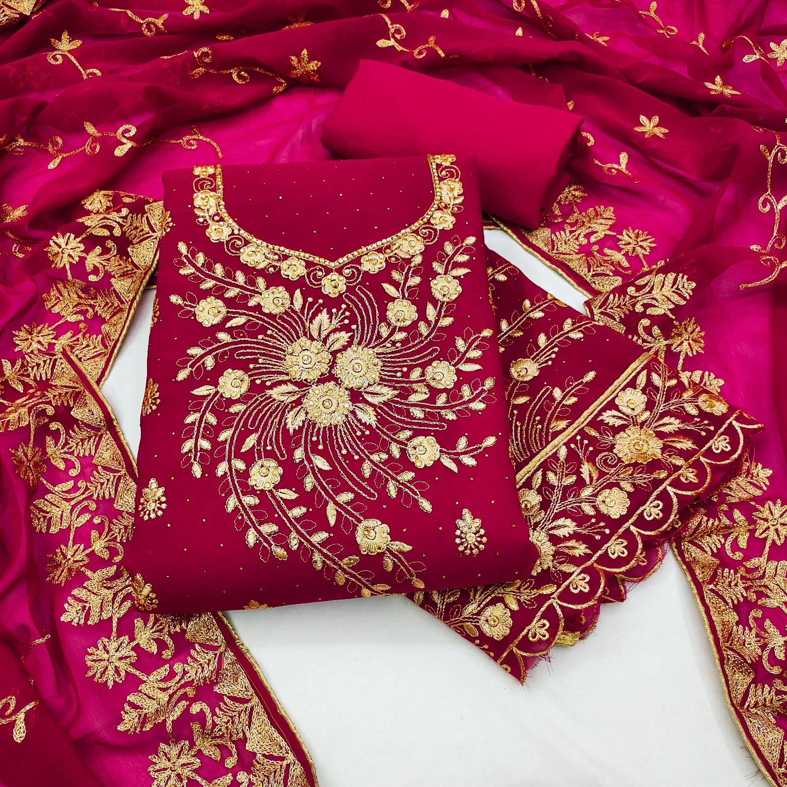 Georgette Suryamukhi Beautiful Georgette Dress Material Collection