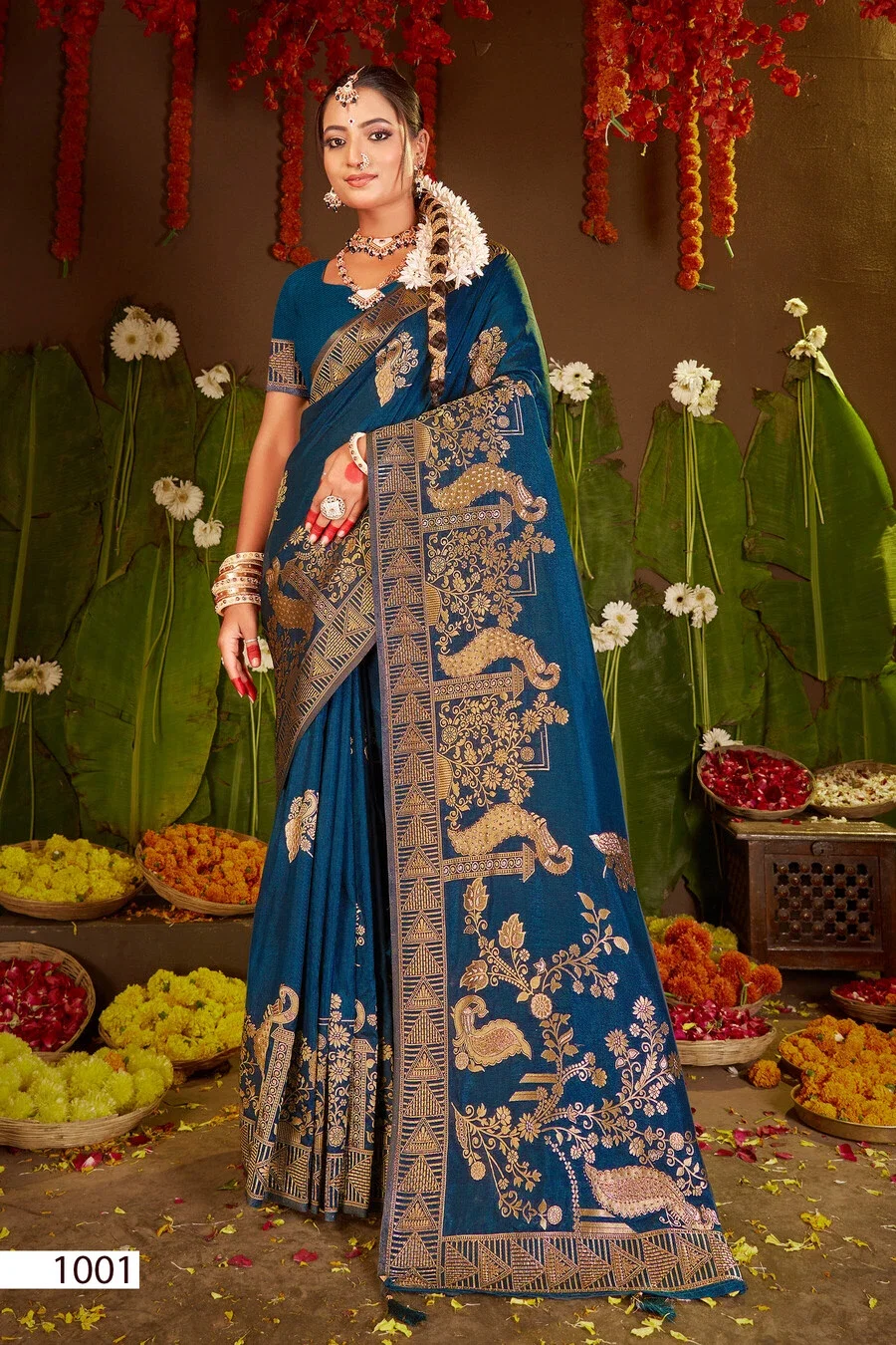 Saroj Mahabharat Dola Saroski Vol 4 Festive Wear Silk Saree Collection