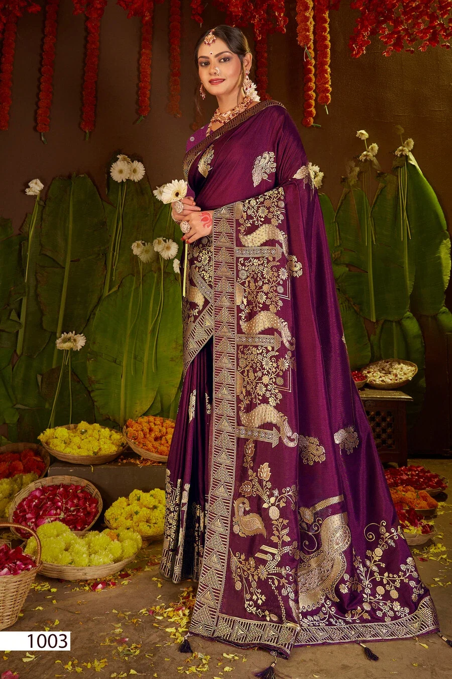Saroj Mahabharat Dola Saroski Vol 4 Festive Wear Silk Saree Collection