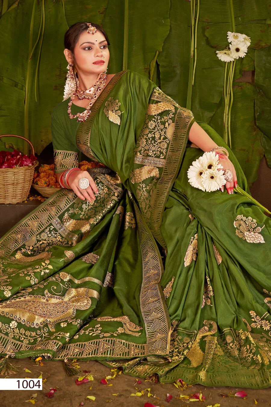 Saroj Mahabharat Dola Saroski Vol 4 Festive Wear Silk Saree Collection