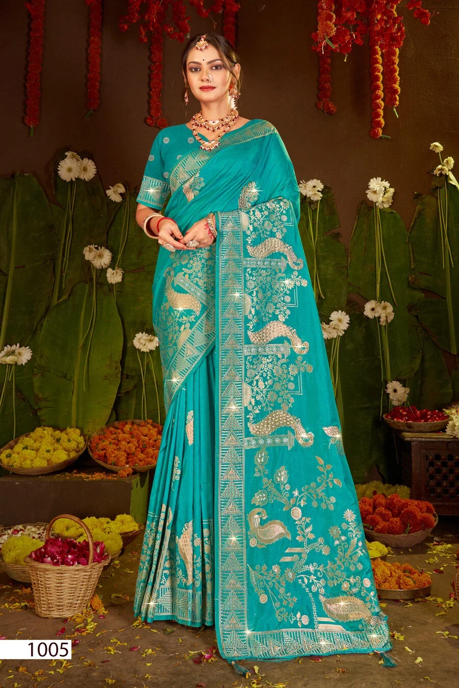 Saroj Mahabharat Dola Saroski Vol 4 Festive Wear Silk Saree Collection