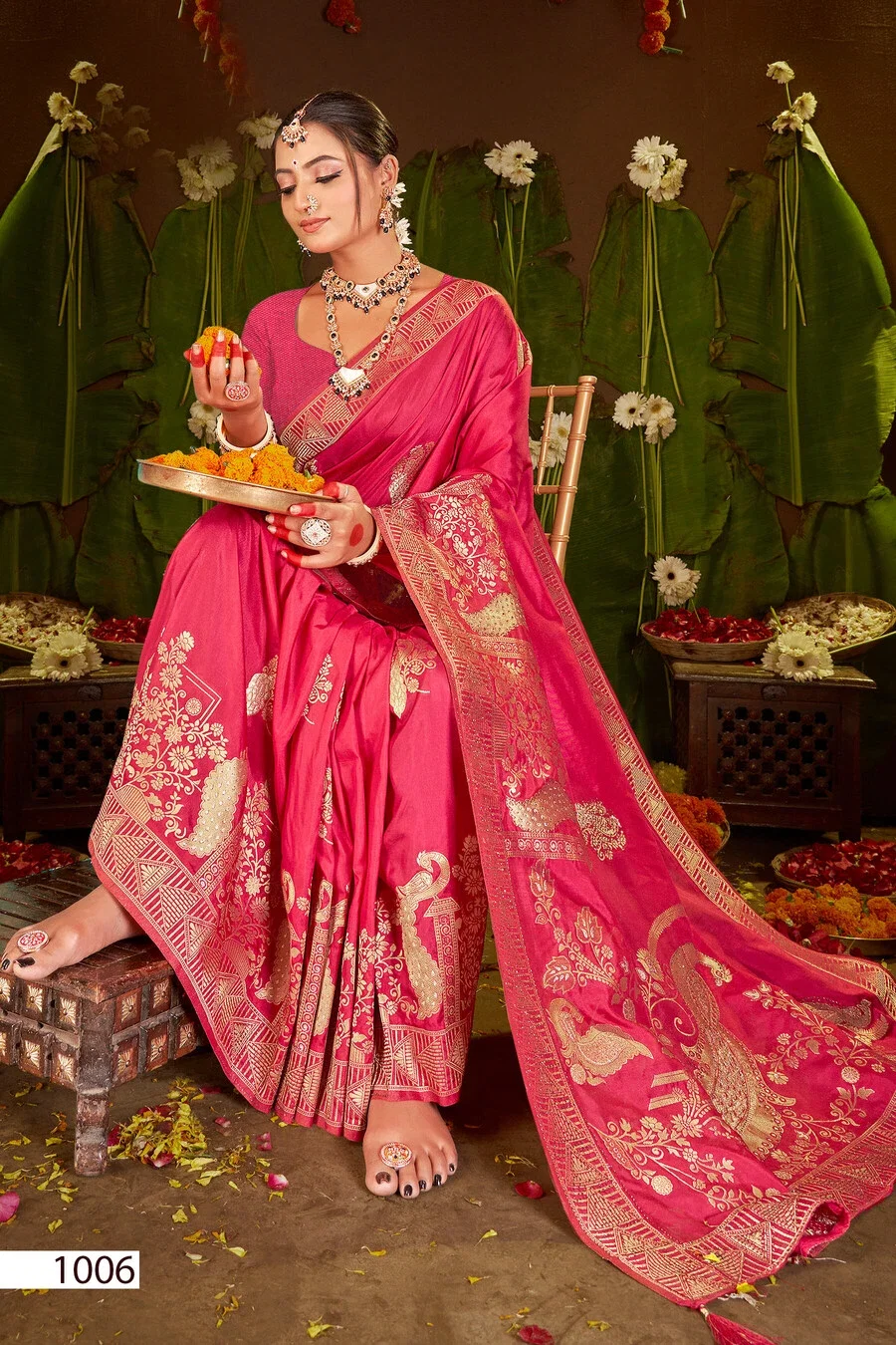 Saroj Mahabharat Dola Saroski Vol 4 Festive Wear Silk Saree Collection
