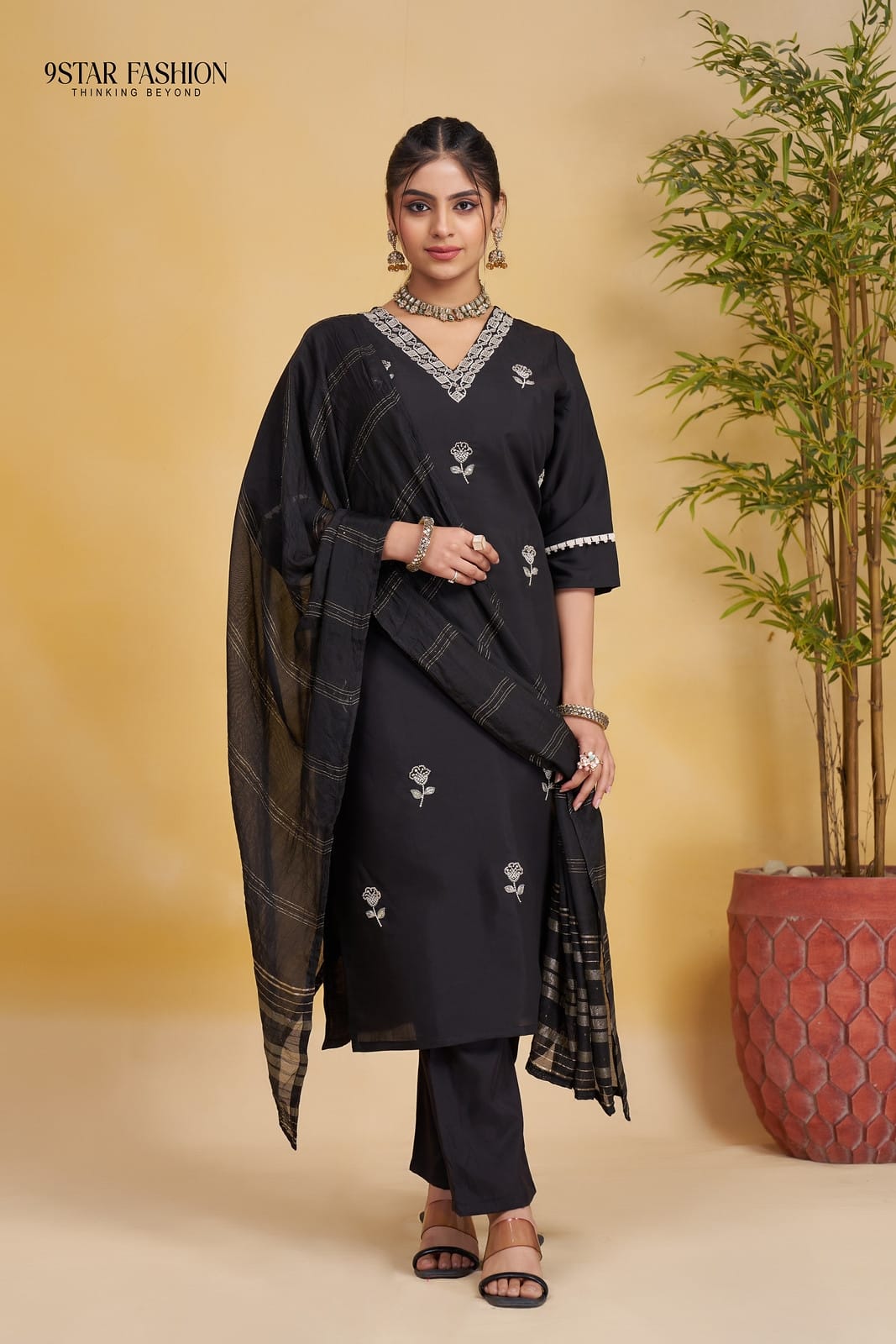 9star Fashion Ananta Festive Wear Silk Kurti Bottom With Dupatta