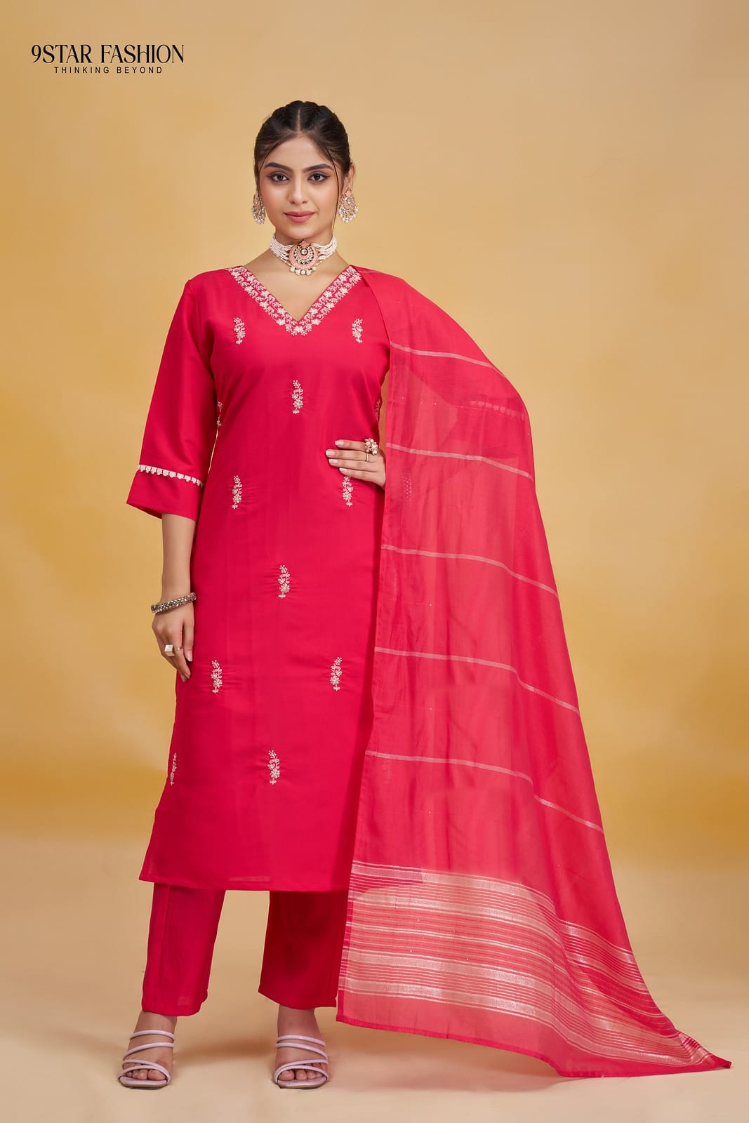 9star Fashion Ananta Festive Wear Silk Kurti Bottom With Dupatta