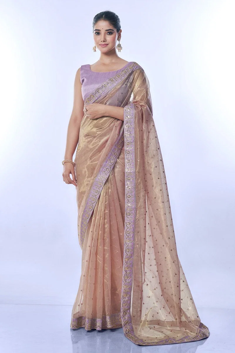 Jf 2077 80 Party Wear Net Embroidered Saree Collection