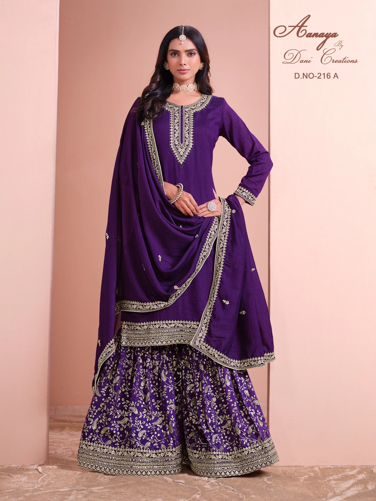Aanaya Vol 216 Art Silk Designer Salwar Kameez Collection