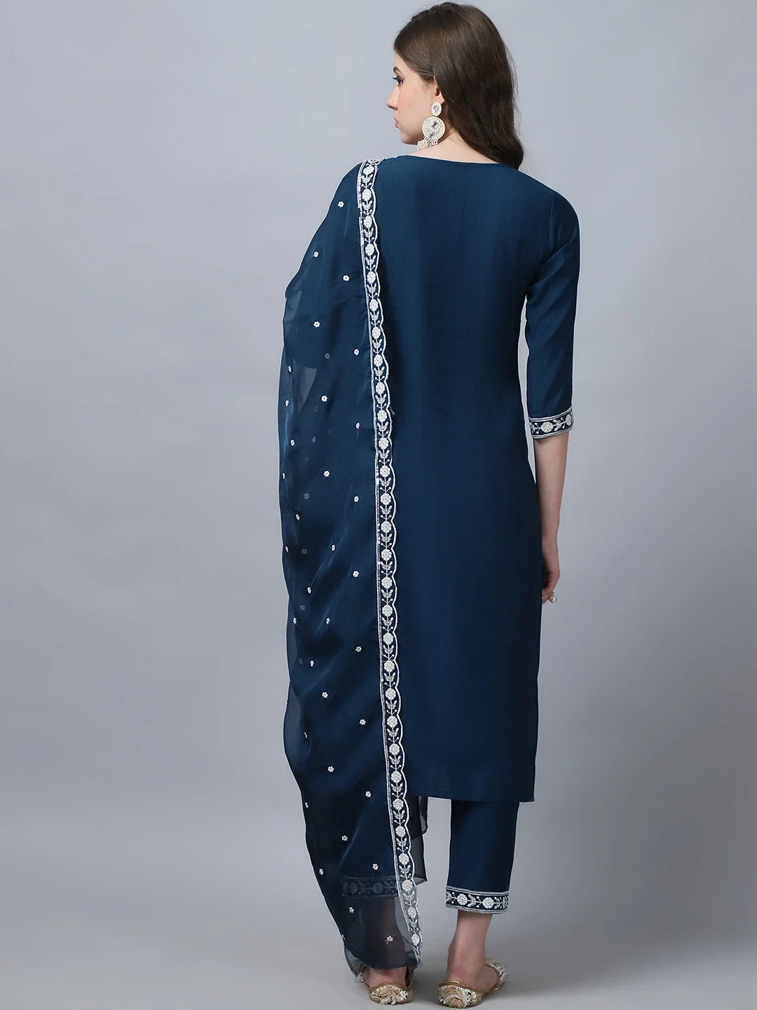 Dhruvi 274 Silk Casual Wear Kurti Bottom With Dupatta