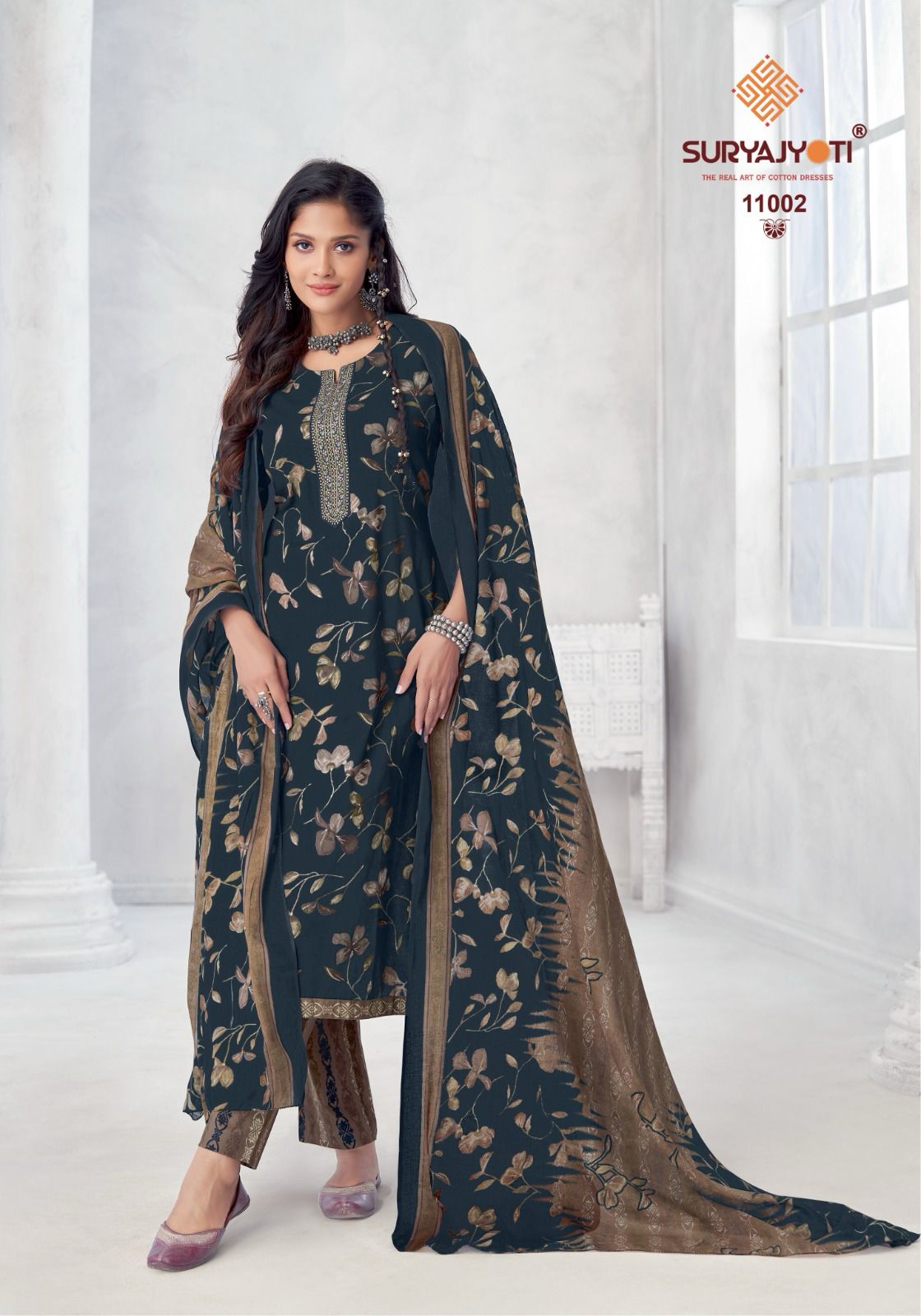 Suryajyoti Nikhaar Vol 11 Readymade Cotton Printed Dress Collection