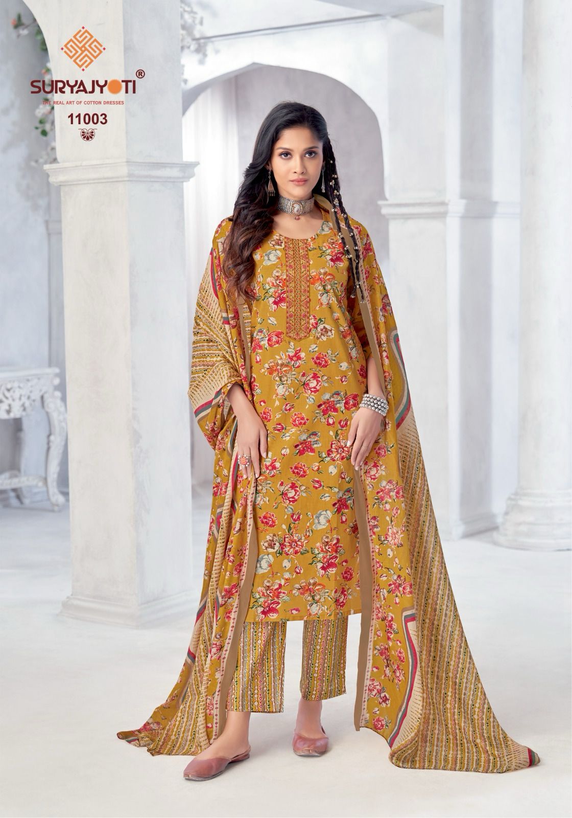 Suryajyoti Nikhaar Vol 11 Readymade Cotton Printed Dress Collection