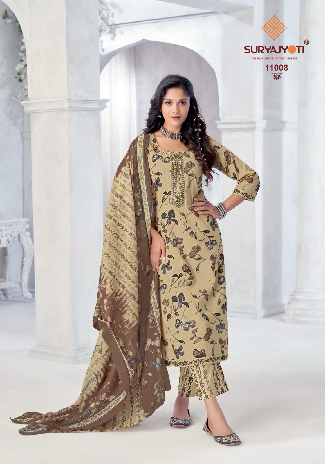 Suryajyoti Nikhaar Vol 11 Readymade Cotton Printed Dress Collection