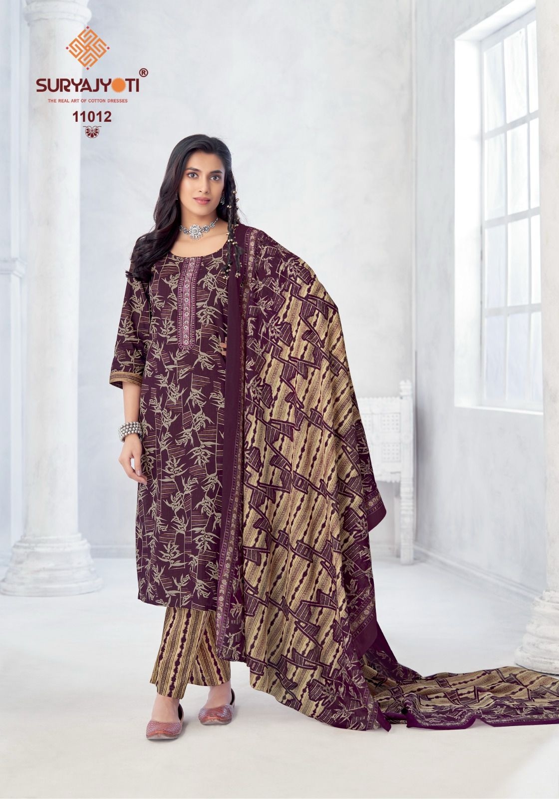 Suryajyoti Nikhaar Vol 11 Readymade Cotton Printed Dress Collection