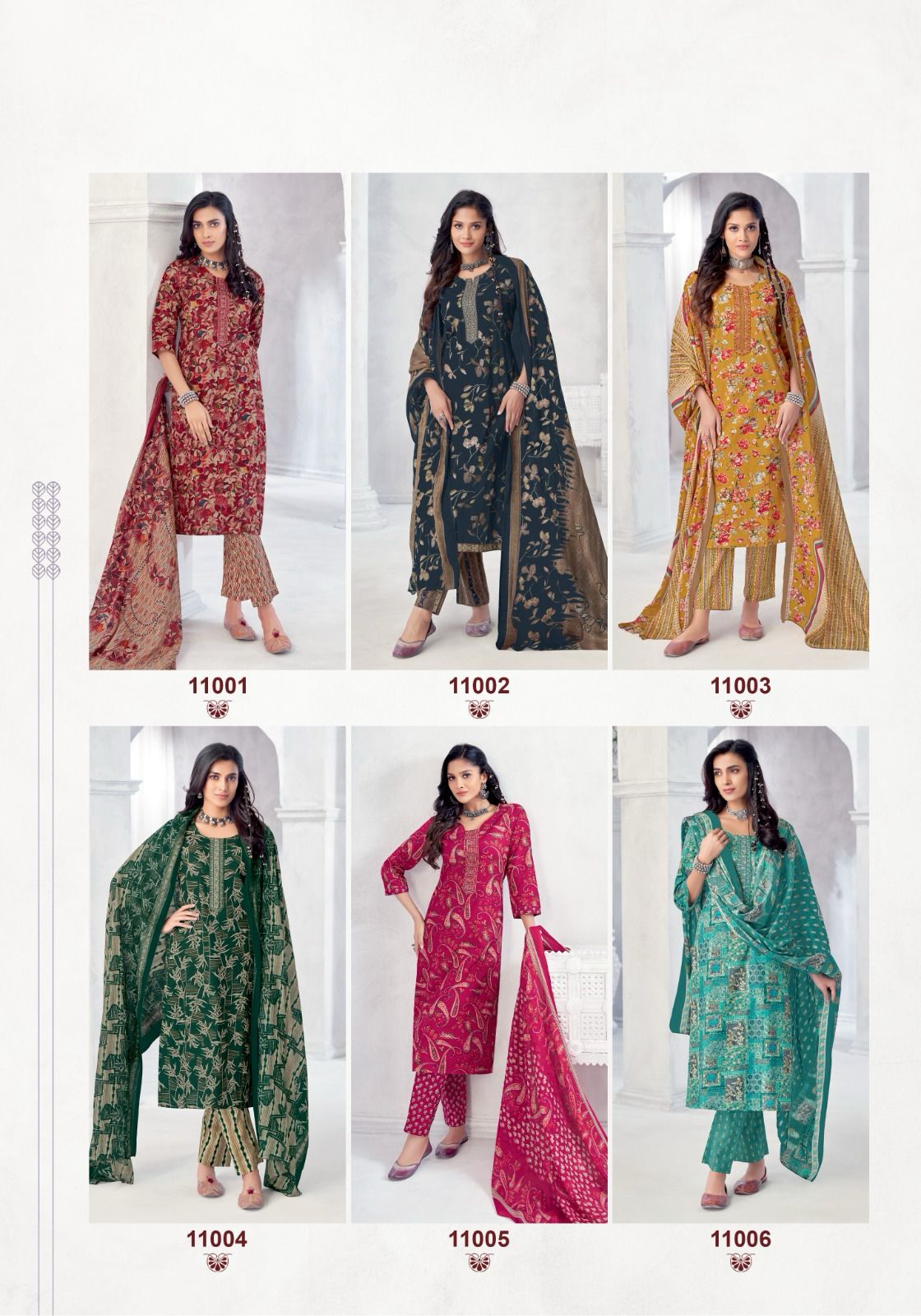 Suryajyoti Nikhaar Vol 11 Readymade Cotton Printed Dress Collection