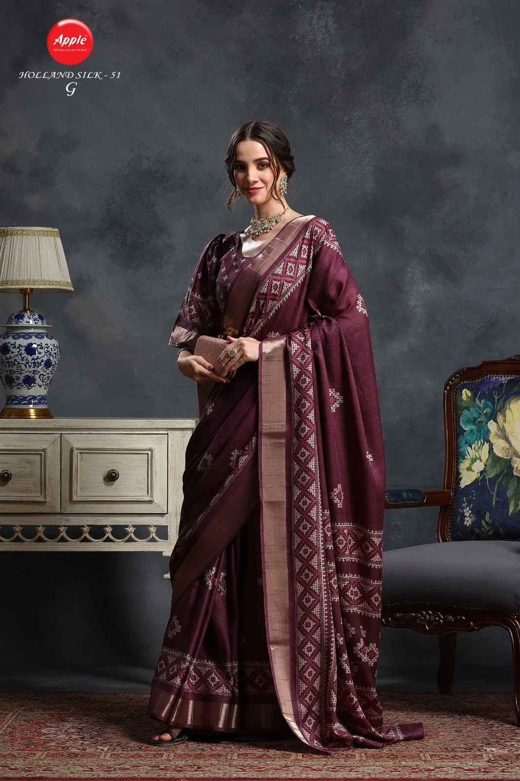 Apple Holland 51 Festive Wear Silk Saree Collection