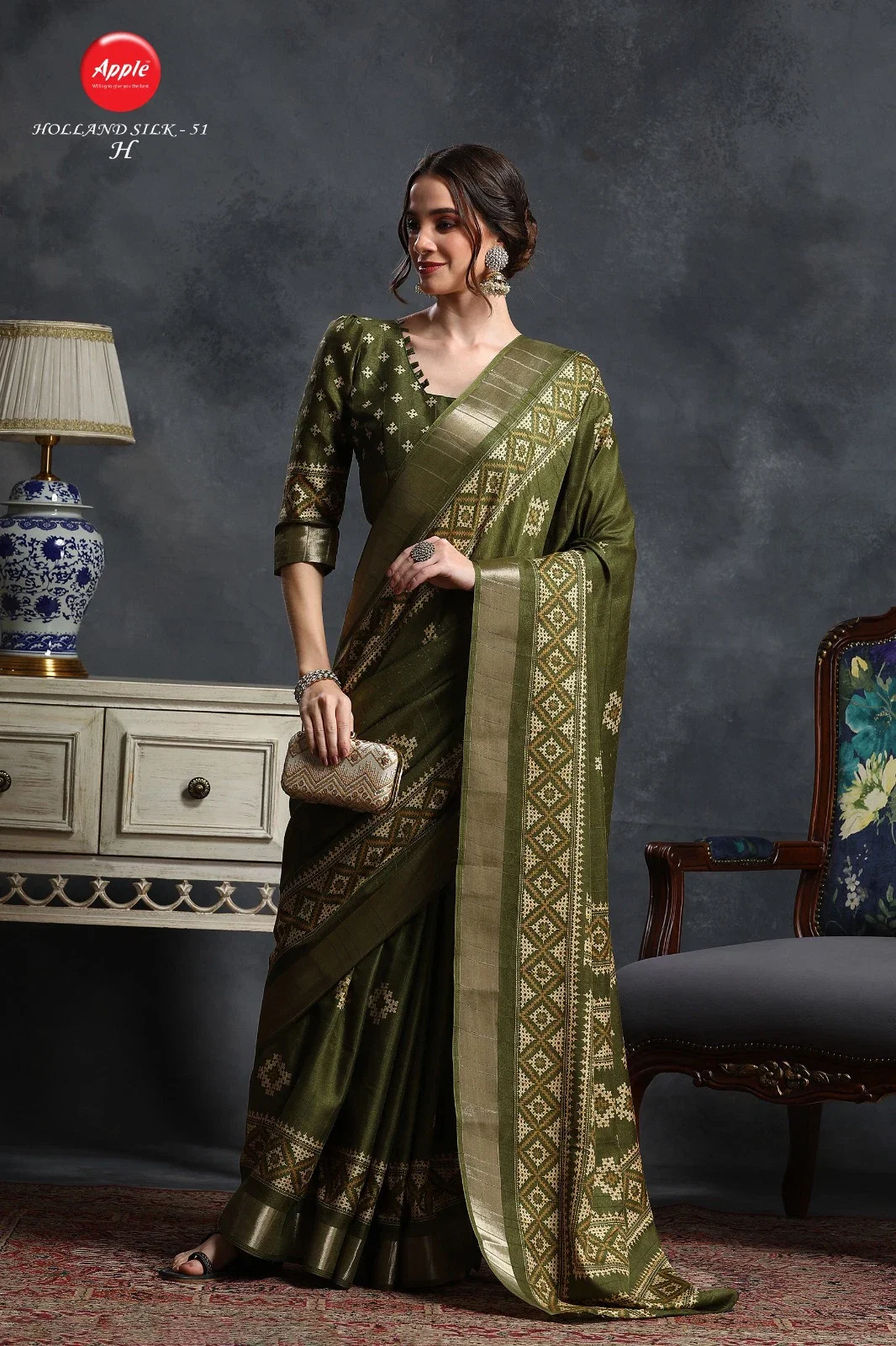 Apple Holland 51 Festive Wear Silk Saree Collection