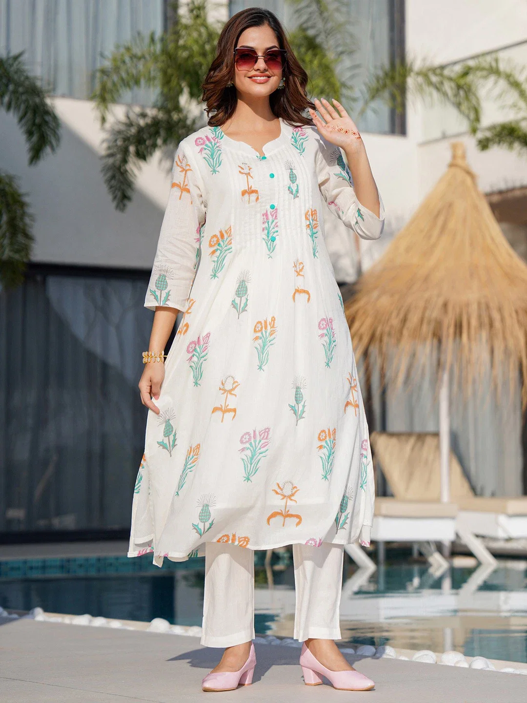 Indo Era 2553 Casual Wear Cotton Printed Kurtis Collection
