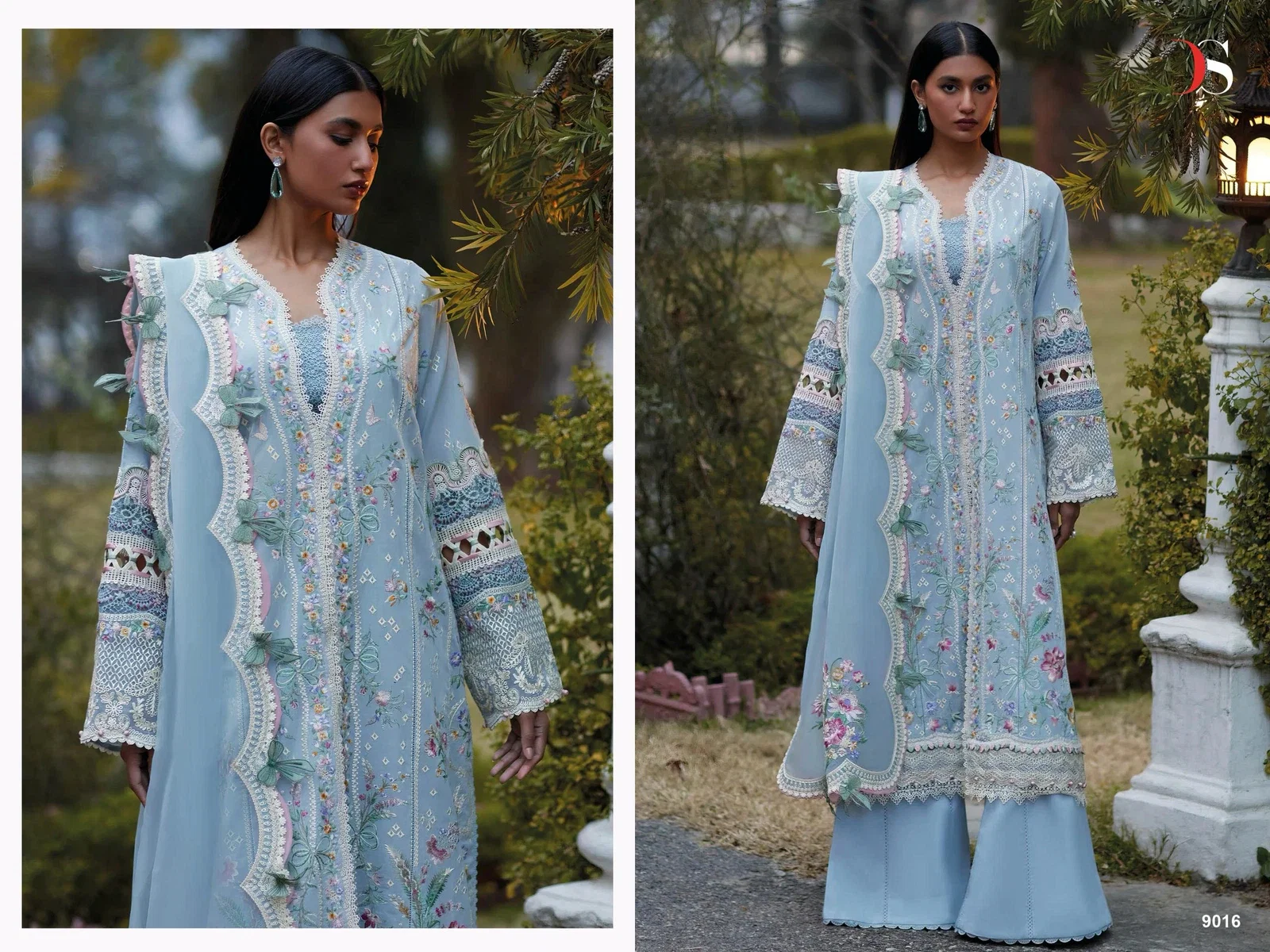 Deepsy Elan Nx Lawn 25 Cotton Embroidered Pakistani Salwar Kameez