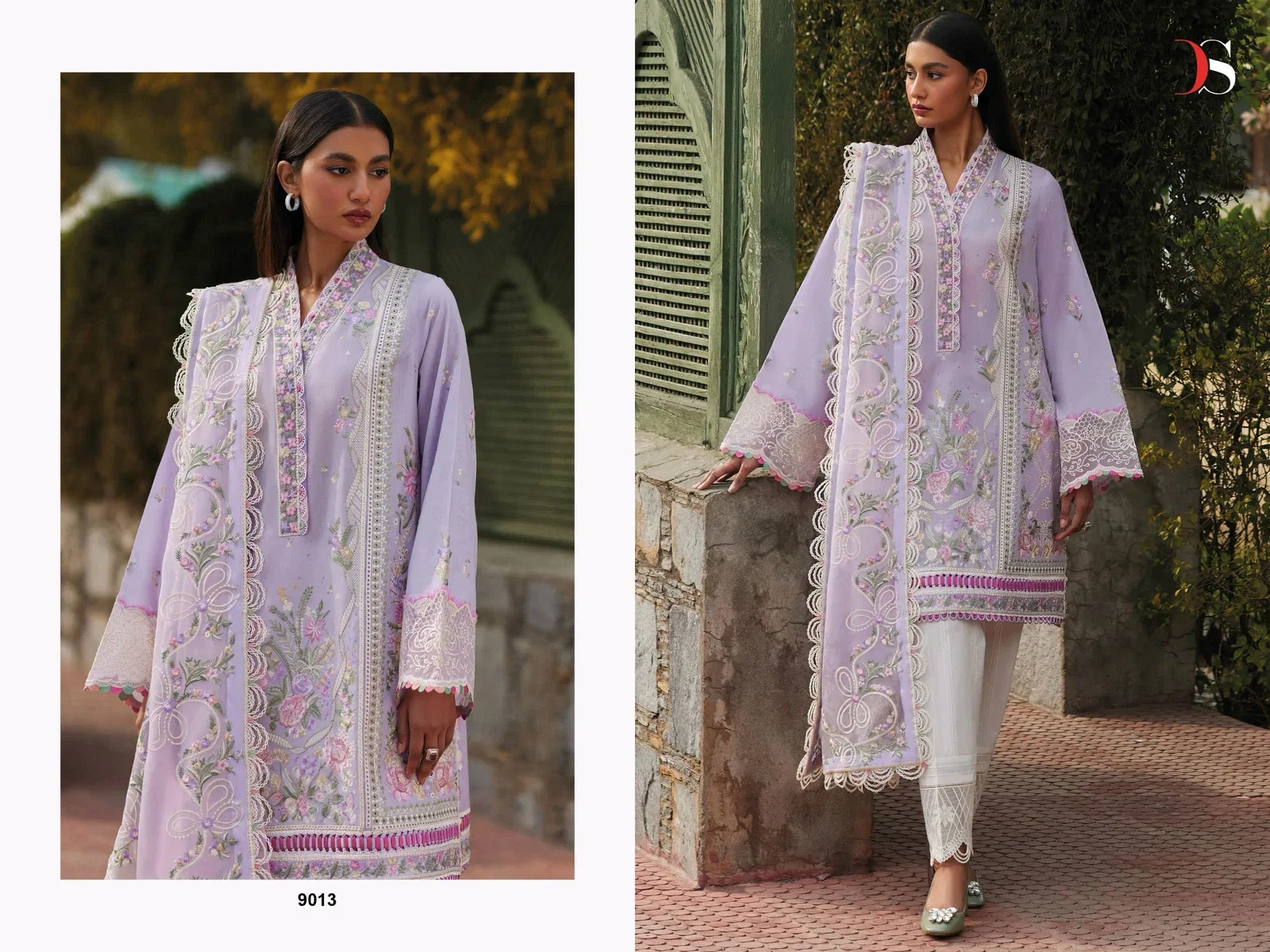 Deepsy Elan Nx Lawn 25 Cotton Embroidered Pakistani Salwar Kameez