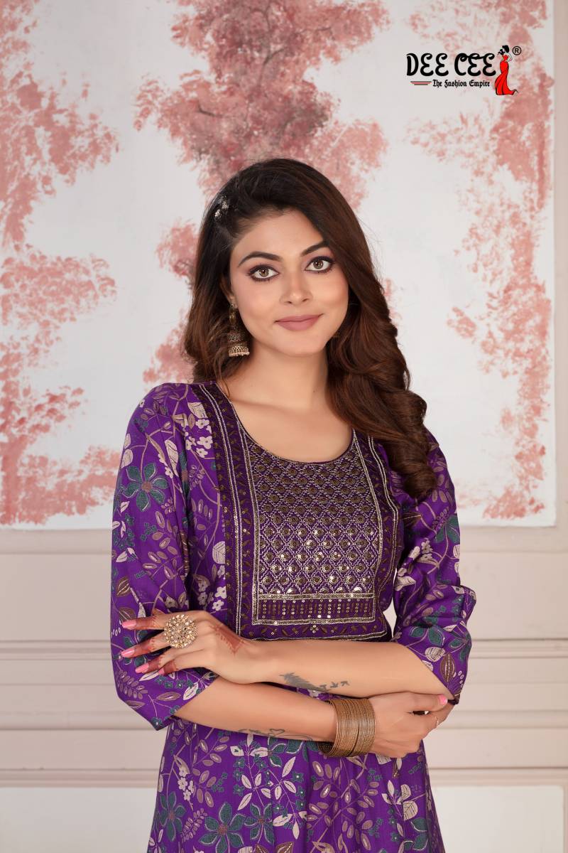 Deecee Angel Printed Anarkali Styled Kurtis Collection