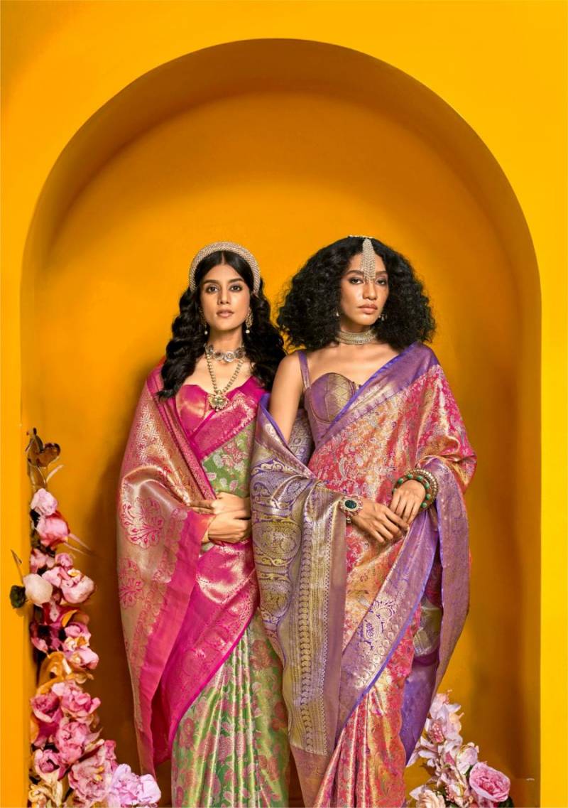 Rajtex Karmavaram Handloom Dharmavaram Silk Weaving Fancy Sarees