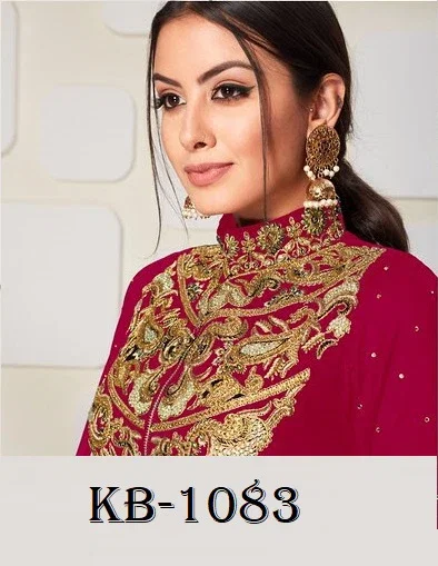 Kb 1083 Colors Designer Embroidered Salwar Suits Collection